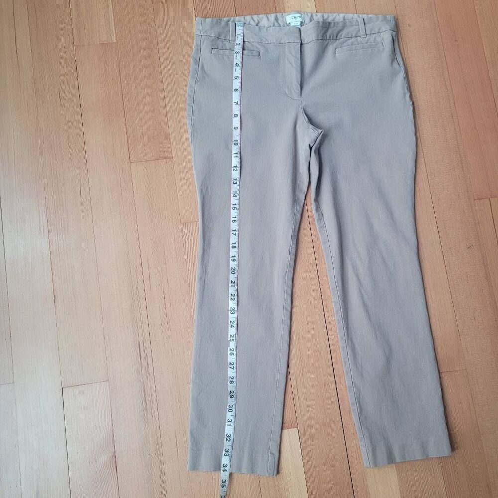 J Crew khaki straight leg chino pants mid rise basics preppy everyday minimalist - Picture 9 of 12